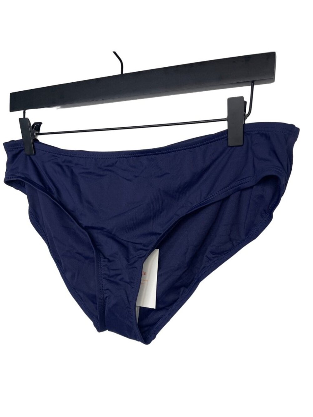 Andie XL Navy Blue Cheeky Bikini Bottom Womens Swimwear Minimalist Coastal